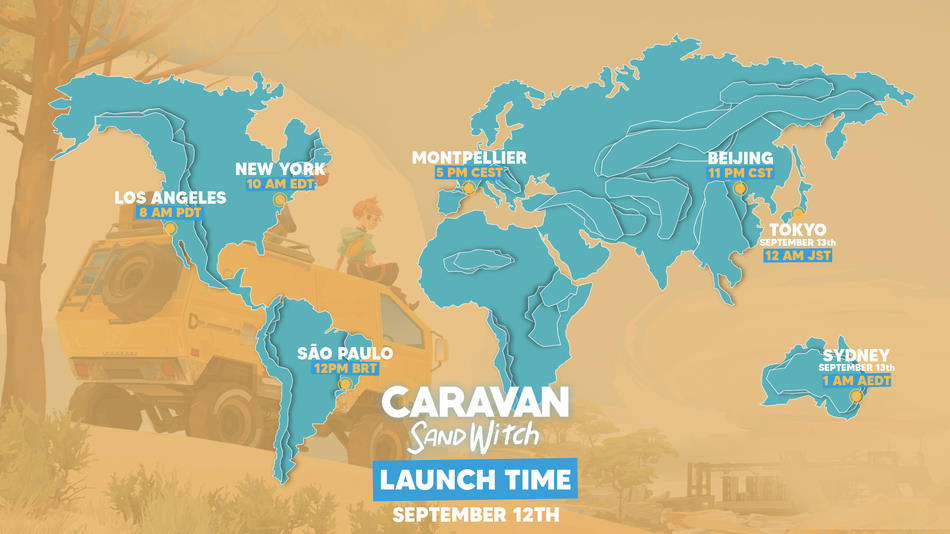 Globale Startkarte von Caravan SandWitch