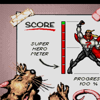 Comix Zone - Superhelden-Meter