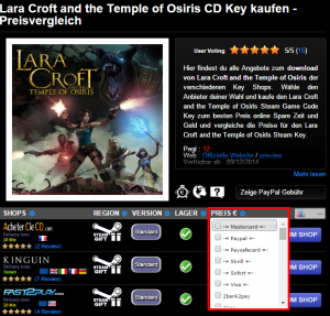 Lara Croft and the Temple of Osiris CD Key kaufen   Preisvergleich