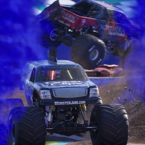 Monster Jam Showdown - Blaue Rauch