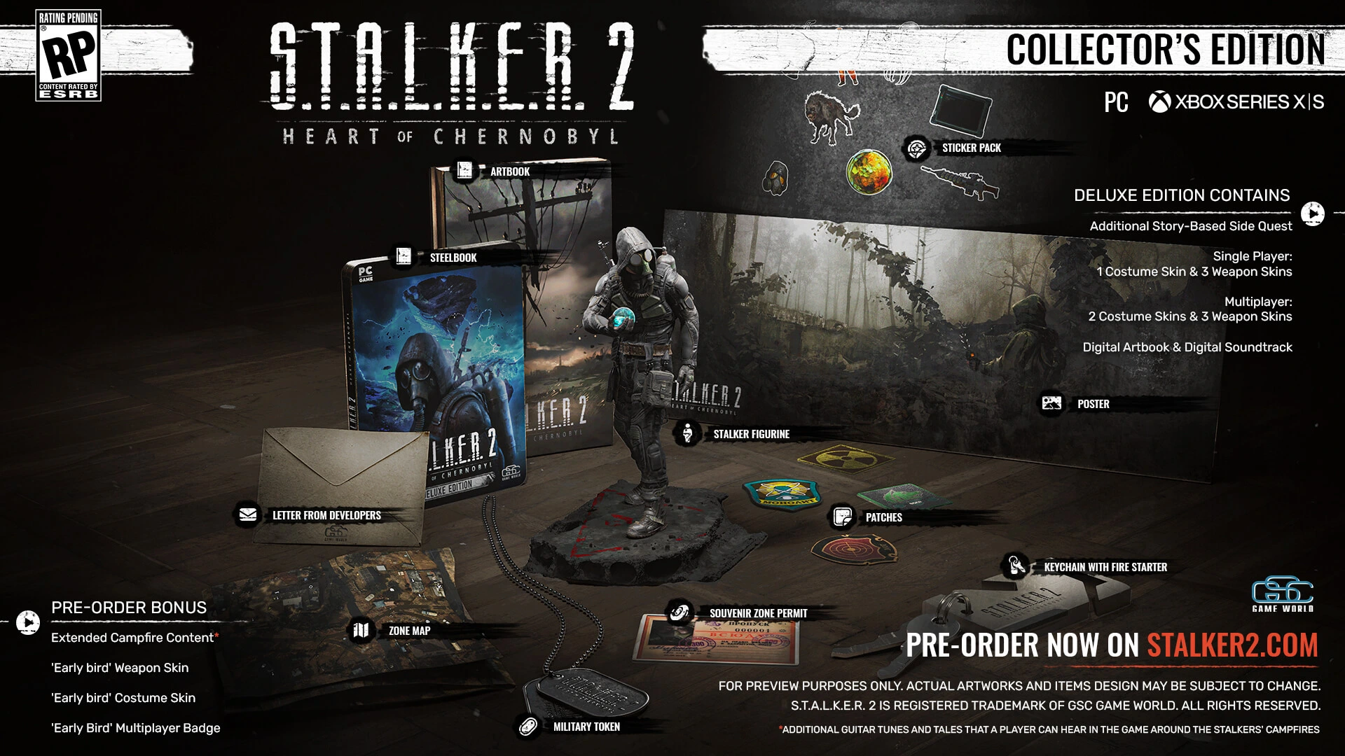 S.T.A.L.K.E.R. 2 Heart of Chornobyl Physical Collectors Edition