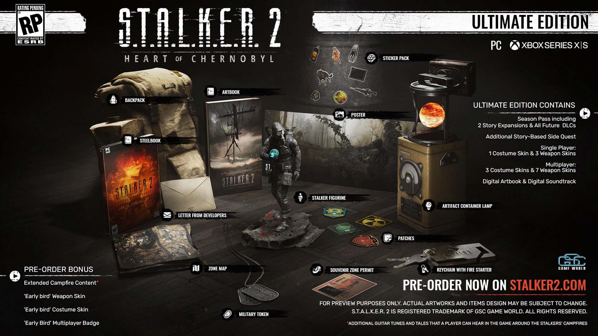 S.T.A.L.K.E.R. 2 Heart of Chornobyl Physical Ultimate Edition