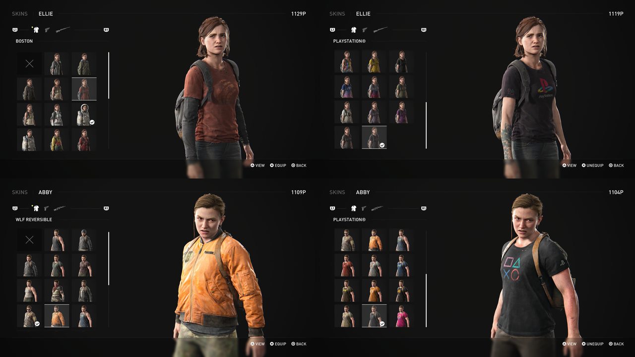 Die Last of Us Part II Remastered neue Outfits für Ellie und Abby