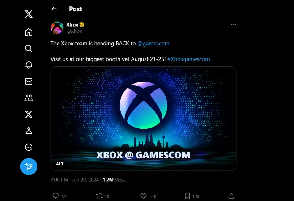 Xbox bestätigt seine großartige Rückkehr zur Gamescom 2024