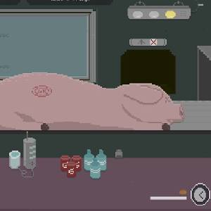 Booth A Dystopian Adventure - Schwein