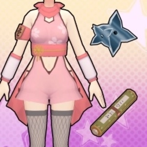 Gal*Gun Double Peace Cunning Kunoichi Costume Set