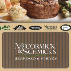 McCormick & Schmick’s Restaurant Gift Card