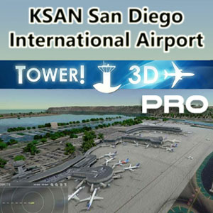 San Diego International [KSAN] airport for Tower!3D Pro