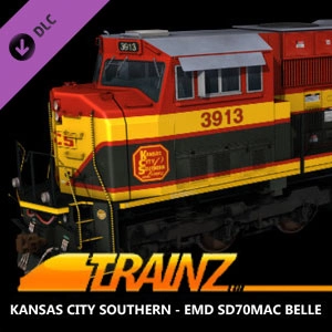 Trainz 2022 Kansas City Southern-EMD SD70MAC BELLE