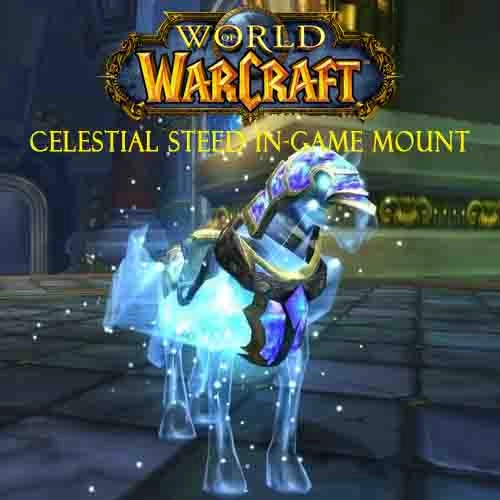 World Of Warcraft Celestial Steed In-Game Mounten