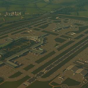 Cities Skylines Airports Luftaufnahme