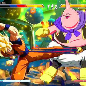 Dragon Ball FighterZ - Majin Buu gegen Goku