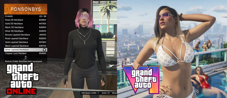 GTA Online die Halskette, die im GTA 6-Trailer gezeigt wird