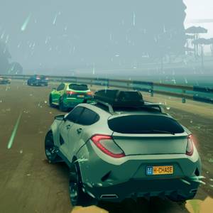 Horizon Chase 2 - Regennasse Strecke