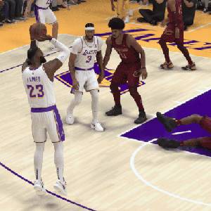 NBA 2K25 - Dreier von Lebron James