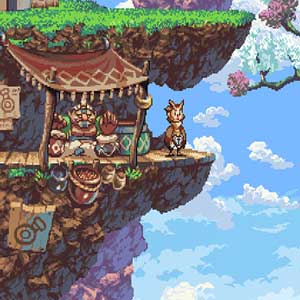 Owlboy's Welt in den Wolken