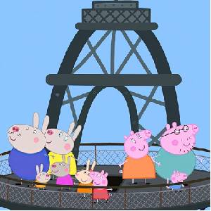 Peppa Pig World Adventures Eiffelturm