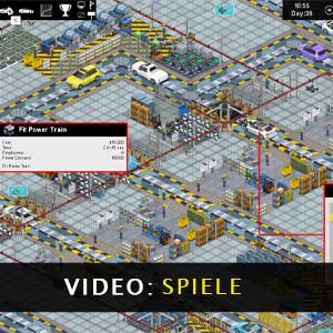 Production Line Car Factory Simulation - Gameplay Video