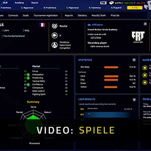 Tennis Manager 2023 - Video Spielverlauf