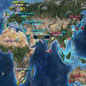 TransOcean 2 Rivals Liste der Schiffs