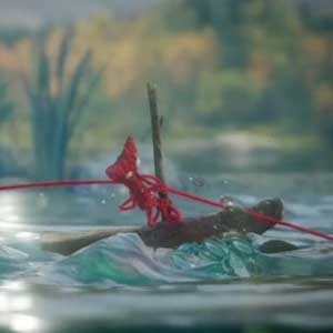 Unravel - Yarn swing von Ast