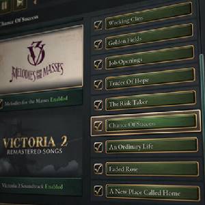 Victoria 3 Melodies for the Masses Music Pack Chance auf Erfolg