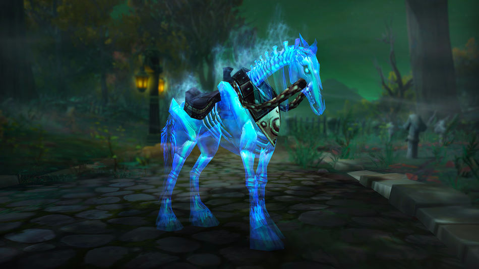 Ghastly Charger mount für WoW The War Within